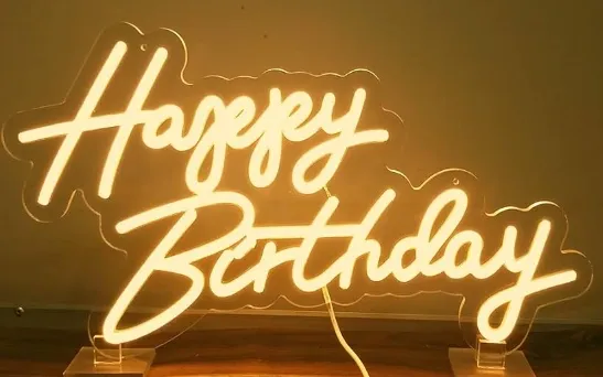 Led Sign (Happy Birthday, GRAD, Heart, Congratulations, Better Together)
